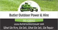Butler Outdoor Power & hire  Will Butler